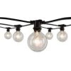 Outdoor/Indoor 14 ft. Plug-In G16 Bulb String Light with 10 Sockets-Bulbs included by Bulbrite