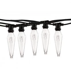 Outdoor/Indoor 14 ft. Plug-In E12 Bulb String Light with 10 Sockets-Bulbs included by Bulbrite 7 Outdoor/Indoor 14 ft. Plug-In E12 Bulb String Light with 10 Sockets-Bulbs included by Bulbrite -Deals Bulbrite Store black bulbrite string lights 810151 c3 1000