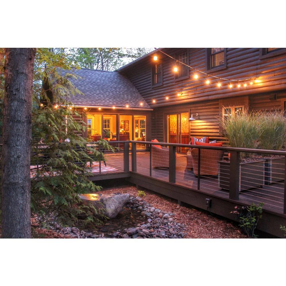 Outdoor/Indoor 14 ft. Plug-In E12 Bulb String Light with 10 Sockets-Bulbs included by Bulbrite 3 Outdoor/Indoor 14 ft. Plug-In E12 Bulb String Light with 10 Sockets-Bulbs included by Bulbrite - Image 2