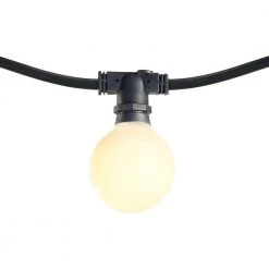 Outdoor/Indoor 14 ft. Plug-In G16 Bulb String Light with 10 Sockets(2-Pack/Bulbs included) by Bulbrite