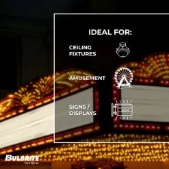 11-Watt Equivalent BH with Medium Screw Base E26 in Bronze Finish Dimmable 2200K Incandescent Light Bulb 25-Pack by Bulbrite -Deals Bulbrite Store bulbrite colored light bulbs 861310 1f 1000