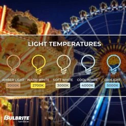 11-Watt Equivalent BH with Medium Screw Base E26 in Bronze Finish Dimmable 2200K Incandescent Light Bulb 25-Pack by Bulbrite -Deals Bulbrite Store bulbrite colored light bulbs 861310 4f 1000