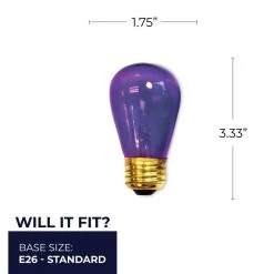 11-Watt Equivalent BH with Medium Screw Base E26 in Bronze Finish Dimmable 2200K Incandescent Light Bulb 25-Pack by Bulbrite -Deals Bulbrite Store bulbrite colored light bulbs 861310 fa 1000