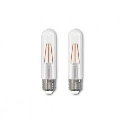 40-Watt Equivalent T9 Clear Dimmable Edison LED Light Bulb Warm White (2-Pack) by Bulbrite