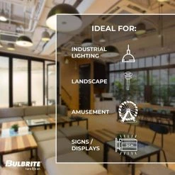 60-Watt Equivalent Dimmable ST18 Vintage Edison LED Light Bulb with Medium (E26) Base, 2700K, (8-Pack) by Bulbrite -Deals Bulbrite Store bulbrite edison bulbs 861618 44 1000