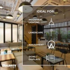 60-Watt Equivalent Dimmable ST18 Vintage Edison LED Light Bulb with Medium (E26) Base, 4000K, (8-Pack) by Bulbrite -Deals Bulbrite Store bulbrite edison bulbs 861630 44 1000