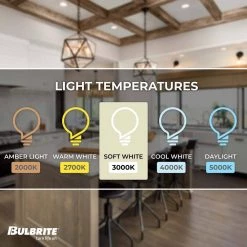 25-Watt Equivalent T6 Clear Dimmable Edison Clear LED Light Bulb with (E12) Candelabra Screw Base, 3000K(4-Pack) by Bulbrite -Deals Bulbrite Store bulbrite edison bulbs 861929 1f 1000