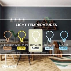 40-Watt Equivalent T9 Clear Dimmable Edison LED Light Bulb Soft White (2-Pack) by Bulbrite 12 40-Watt Equivalent T9 Clear Dimmable Edison LED Light Bulb Soft White (2-Pack) by Bulbrite -Deals Bulbrite Store bulbrite edison bulbs 861930 1f 1000