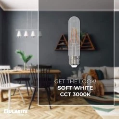 40-Watt Equivalent T9 Clear Dimmable Edison LED Light Bulb Soft White (2-Pack) by Bulbrite 11 40-Watt Equivalent T9 Clear Dimmable Edison LED Light Bulb Soft White (2-Pack) by Bulbrite -Deals Bulbrite Store bulbrite edison bulbs 861930 4f 1000