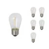 11-Watt Equivalent S14 Clear Edison LED Light Bulb Warm White (6-Pack) by Bulbrite -Deals Bulbrite Store bulbrite edison bulbs 862154 64 1000