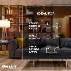 100-Watt Equivalent A19 w/ Medium Screw Base E26 in Clear Finish Dimmable Soft White 2700K Halogen Light Bulb (12-Pack) by Bulbrite -Deals Bulbrite Store bulbrite halogen bulbs 860622 44 1000