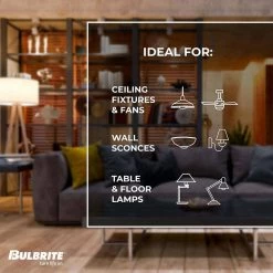 75-Watt Equivalent A19 with Medium Screw Base E26 in Soft White Finish Dimmable 2700K Halogen Light Bulb (12-Pack) by Bulbrite -Deals Bulbrite Store bulbrite halogen bulbs 860626 1f 1000