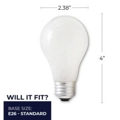75-Watt Equivalent A19 with Medium Screw Base E26 in Soft White Finish Dimmable 2700K Halogen Light Bulb (12-Pack) by Bulbrite -Deals Bulbrite Store bulbrite halogen bulbs 860626 fa 1000