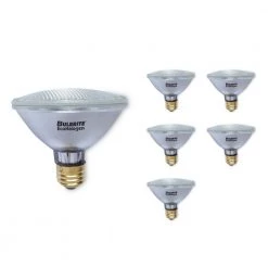 60-Watt Equivalent PAR30S with Medium Screw Base E26 Dimmable Soft White Light 2900K Halogen Light Bulb (6-Pack) by Bulbrite