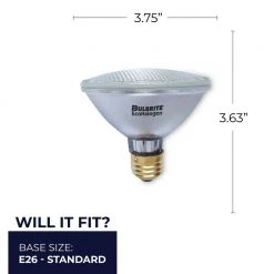 60-Watt Equivalent PAR30S with Medium Screw Base E26 Dimmable Soft White Light 2900K Halogen Light Bulb (6-Pack) by Bulbrite -Deals Bulbrite Store bulbrite halogen bulbs 860740 76 1000