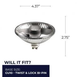 75-Watt Equivalent R111 with Twist and Lock Bi-Pin Base GU10 Dimmable Soft White Light 2900K Halogen Light Bulb (2-Pack) by Bulbrite -Deals Bulbrite Store bulbrite halogen bulbs 860765 76 1000