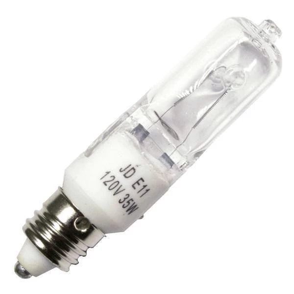 Mini 35-Watt Equivalent T4 with Mini-Candelabra Screw Base E11 in Clear Finish Dimmable 2900K Halogen Lightbulb (5-Pack) by Bulbrite 4 Mini 35-Watt Equivalent T4 with Mini-Candelabra Screw Base E11 in Clear Finish Dimmable 2900K Halogen Lightbulb (5-Pack) by Bulbrite - Image 2