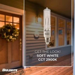 Mini 250-Watt Equivalent T4 with Mini-Candelabra Screw Base E11 Clear Finish Dimmable 2900K Halogen Light Bulb (5-Pack) by Bulbrite -Deals Bulbrite Store bulbrite halogen bulbs 860804 4f 1000