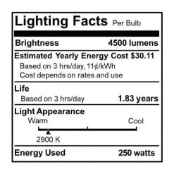 Mini 250-Watt Equivalent T4 with Mini-Candelabra Screw Base E11 Clear Finish Dimmable 2900K Halogen Light Bulb (5-Pack) by Bulbrite -Deals Bulbrite Store bulbrite halogen bulbs 860804 fa 1000