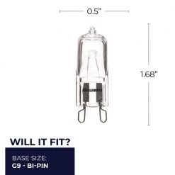 Mini 75-Watt Equivalent T4 with Bi-Pin Base G9 in Clear Finish Dimmable 2900K Halogen Light Bulb (5-Pack) by Bulbrite 13 Mini 75-Watt Equivalent T4 with Bi-Pin Base G9 in Clear Finish Dimmable 2900K Halogen Light Bulb (5-Pack) by Bulbrite -Deals Bulbrite Store bulbrite halogen bulbs 860831 fa 1000