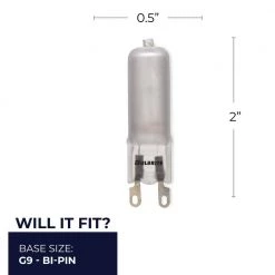 Mini 40-Watt Equivalent T4 with Bi-Pin Base G9 in Frost Finish Dimmable 2900K Halogen Light Bulb (5-Pack) by Bulbrite 13 Mini 40-Watt Equivalent T4 with Bi-Pin Base G9 in Frost Finish Dimmable 2900K Halogen Light Bulb (5-Pack) by Bulbrite -Deals Bulbrite Store bulbrite halogen bulbs 860835 fa 1000