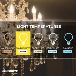 Krystal Touch 40-Watt Clear B10 Krypton Light Bulb with Candelabra Screw (E12) Base, Clear, 2700K, (20-Pack) by Bulbrite -Deals Bulbrite Store bulbrite halogen bulbs 860987 1f 1000