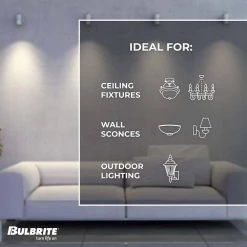 KX-2000 40-Watt T3 Krypton/Xenon Light Bulb with Candelabra Screw (E12) Base, Frost, 2700K (2-Pack) by Bulbrite -Deals Bulbrite Store bulbrite halogen bulbs 860994 1f 1000