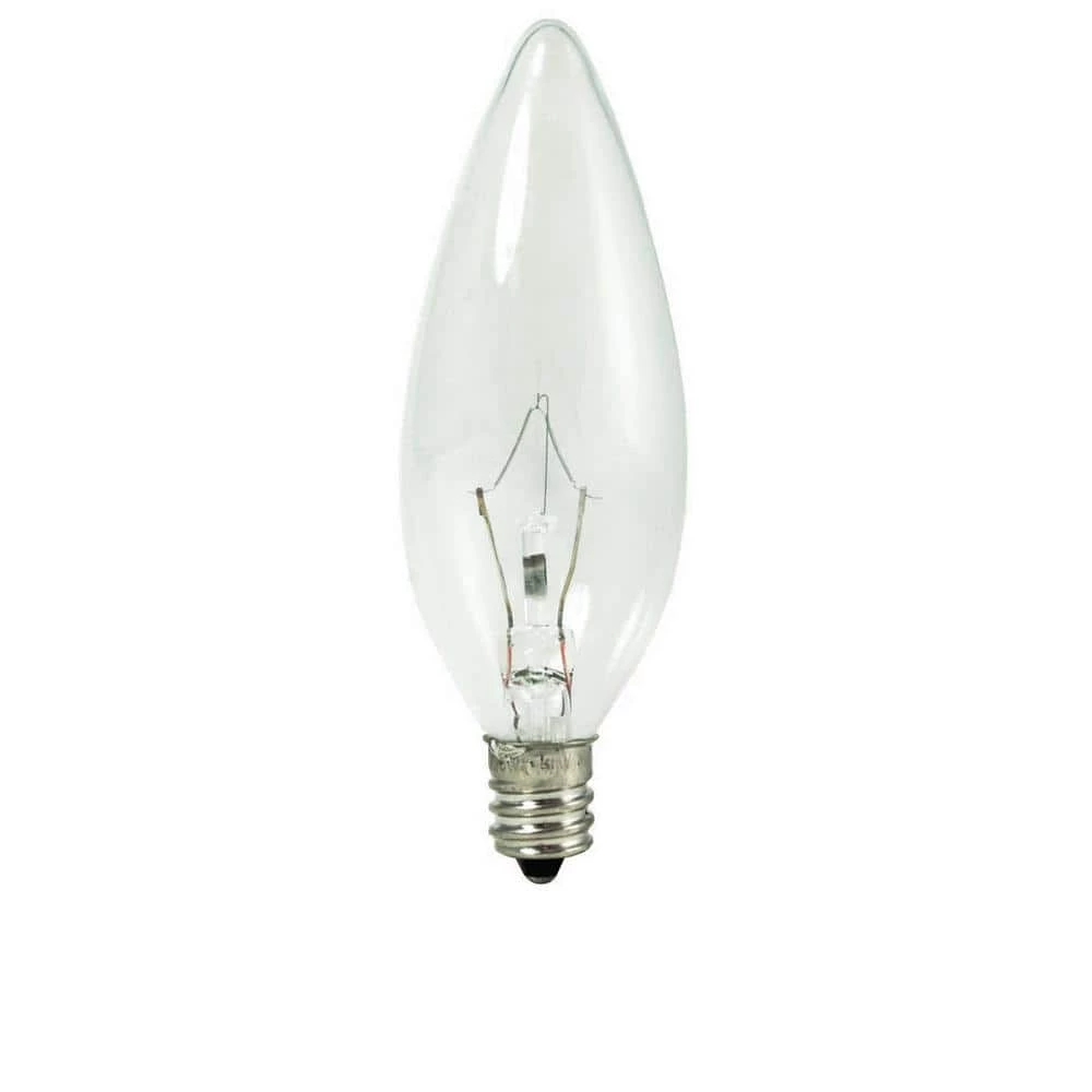 Krystal Touch 60-Watt B10 Krypton Light Bulb with Candelabra Screw (E12) Base, Clear, 2700K, (20-Pack) by Bulbrite 3 Krystal Touch 60-Watt B10 Krypton Light Bulb with Candelabra Screw (E12) Base, Clear, 2700K, (20-Pack) by Bulbrite