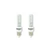 KX-2000 40-Watt T3 Krypton/Xenon Light Bulb with Mini-Candelabra Screw (E11) Base, Clear, 2700K (2-Pack) by Bulbrite