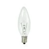 Krystal Touch 25-Watt B8 Krypton Light Bulb with Candelabra Screw (E12) Base, Clear, 2700K, (20-Pack) by Bulbrite