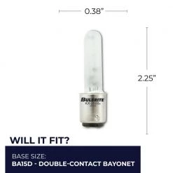 KX-2000 40-Watt T3 Krypton/Xenon Light Bulb with Double-Contact Bayonet (BA15D) Base, Frost, 2700K (2-Pack) by Bulbrite -Deals Bulbrite Store bulbrite halogen bulbs 861185 fa 1000