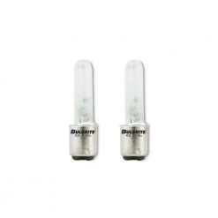 KX-2000 60-Watt T3 Krypton/Xenon Light Bulb with Double-Contact Bayonet (BA15D) Base, Frost, 2700K (2-Pack) by Bulbrite