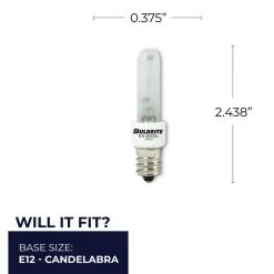 KX-2000 60-Watt T3 Krypton/Xenon Light Bulb with Candelabra Screw (E12) Base, Frost, 2700K (2-Pack) by Bulbrite 13 KX-2000 60-Watt T3 Krypton/Xenon Light Bulb with Candelabra Screw (E12) Base, Frost, 2700K (2-Pack) by Bulbrite -Deals Bulbrite Store bulbrite halogen bulbs 861191 fa 1000