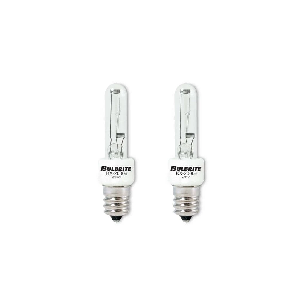 KX-2000 40-Watt T3 Krypton/Xenon Light Bulb with Candelabra Screw (E12) Base, Clear, 2700K (2-Pack) by Bulbrite 3 KX-2000 40-Watt T3 Krypton/Xenon Light Bulb with Candelabra Screw (E12) Base, Clear, 2700K (2-Pack) by Bulbrite