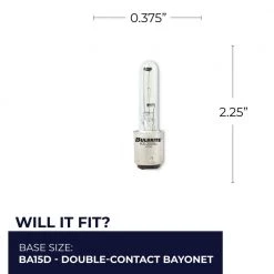 KX-2000 40-Watt T3 Krypton/Xenon Light Bulb with Double-Contact Bayonet (BA15D) Base, Clear, 2700K (2-Pack) by Bulbrite -Deals Bulbrite Store bulbrite halogen bulbs 861346 fa 1000