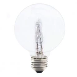 Krystal Touch 40-Watt G12 E12 Incandescent Light Bulb with Candelabra Screw Base, Clear,2700K (20-Pack) by Bulbrite