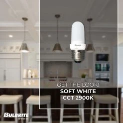 Mini 100-Watt Equivalent T8 with Medium Screw Base E26 in Frost Finish Dimmable 2900K Halogen Light Bulb (5-Pack) by Bulbrite -Deals Bulbrite Store bulbrite halogen bulbs 861994 4f 1000