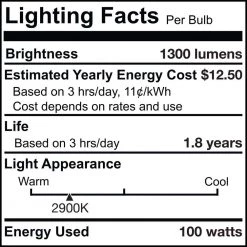 Mini 100-Watt Equivalent T8 with Medium Screw Base E26 in Frost Finish Dimmable 2900K Halogen Light Bulb (5-Pack) by Bulbrite -Deals Bulbrite Store bulbrite halogen bulbs 861994 fa 1000