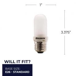 Mini 150-Watt Equivalent T8 with Medium Screw Base E26 in Frost Finish Dimmable 2900K Halogen Light Bulb (5-Pack) by Bulbrite -Deals Bulbrite Store bulbrite halogen bulbs 861996 76 1000