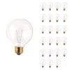 40-Watt G25 Clear Dimmable Warm White Light Incandescent Light Bulb (24-Pack) by Bulbrite -Deals Bulbrite Store bulbrite incandescent light bulbs 861021 64 1000
