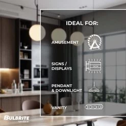 60-Watt G40 White Dimmable Warm White Light Incandescent Light Bulb (12-Pack) by Bulbrite 13 60-Watt G40 White Dimmable Warm White Light Incandescent Light Bulb (12-Pack) by Bulbrite -Deals Bulbrite Store bulbrite incandescent light bulbs 861046 44 1000