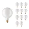 60-Watt G40 White Dimmable Warm White Light Incandescent Light Bulb (12-Pack) by Bulbrite 2 60-Watt G40 White Dimmable Warm White Light Incandescent Light Bulb (12-Pack) by Bulbrite -Deals Bulbrite Store bulbrite incandescent light bulbs 861046 64 1000