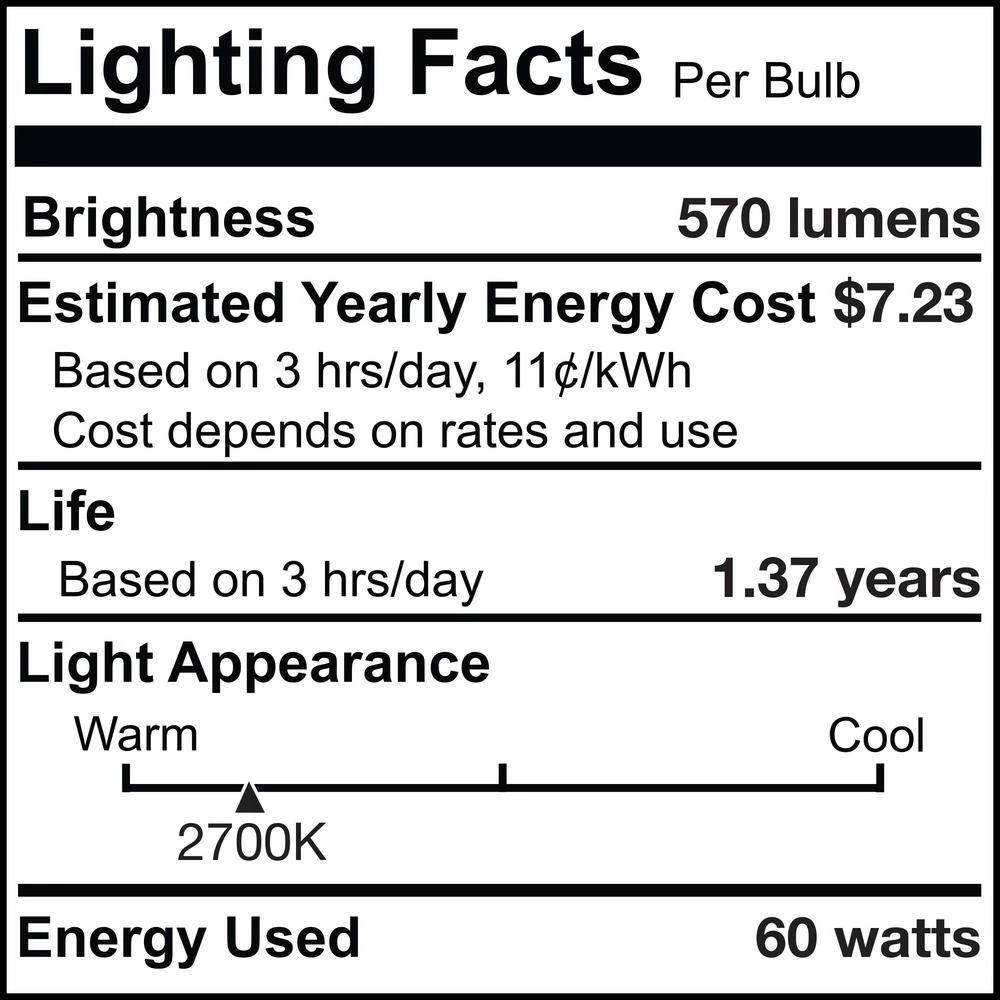 60-Watt G40 White Dimmable Warm White Light Incandescent Light Bulb (12-Pack) by Bulbrite 8 60-Watt G40 White Dimmable Warm White Light Incandescent Light Bulb (12-Pack) by Bulbrite - Image 6
