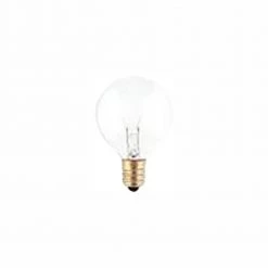 40-Watt G12 Clear Dimmable (E12) Candelabra Screw Base Warm White Light Incandescent Light Bulb, 2700K (50-Pack) by Bulbrite