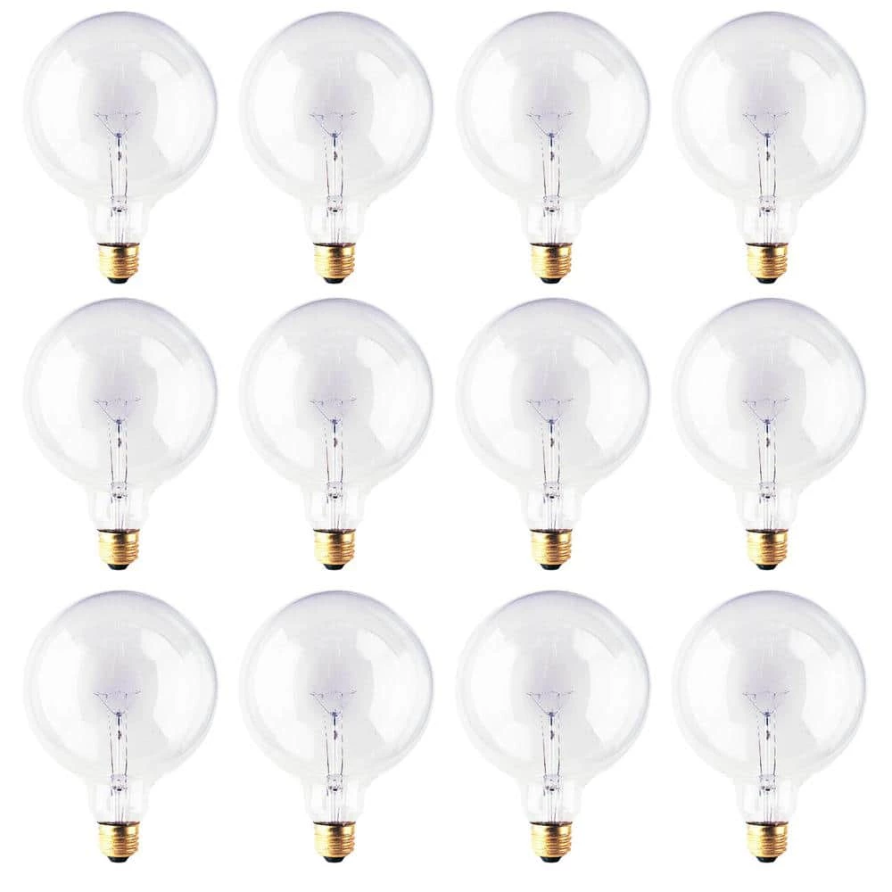 100-Watt G40 Clear Dimmable Warm White Light Incandescent Light Bulb (12-Pack) by Bulbrite 3 100-Watt G40 Clear Dimmable Warm White Light Incandescent Light Bulb (12-Pack) by Bulbrite