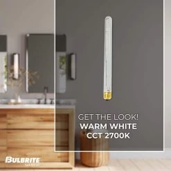 40-Watt T8 Incandescent Light Bulb Medium Base (E26) Clear 2700K (5-Pack) by Bulbrite -Deals Bulbrite Store bulbrite incandescent light bulbs 861076 4f 1000