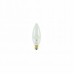 40-Watt B10 Clear Dimmable (E12) Candelabra Screw Base, Warm White Light Incandescent Light Bulb, 2700K(50-Pack) by Bulbrite