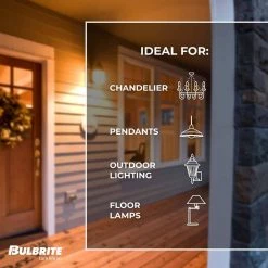 25-Watt G16.5 Half Chrome Dimmable (E12) Candelabra Screw Base Warm White Light Incandescent Light Bulb, 2700K (25-Pack) by Bulbrite 15 25-Watt G16.5 Half Chrome Dimmable (E12) Candelabra Screw Base Warm White Light Incandescent Light Bulb, 2700K (25-Pack) by Bulbrite -Deals Bulbrite Store bulbrite incandescent light bulbs 861211 1f 1000