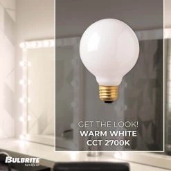 40-Watt G30 White Dimmable Warm White Light Incandescent Light Bulb (12-Pack) by Bulbrite -Deals Bulbrite Store bulbrite incandescent light bulbs 861219 4f 1000