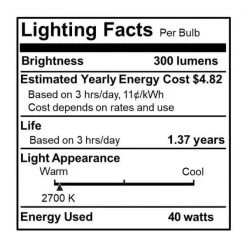 40-Watt G30 White Dimmable Warm White Light Incandescent Light Bulb (12-Pack) by Bulbrite -Deals Bulbrite Store bulbrite incandescent light bulbs 861219 fa 1000
